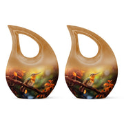 Cardinal Bird Urns For Ashes - Funeral Cremation Urn