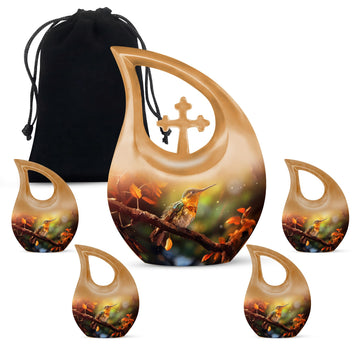 Large Urn With 4 Keepsake