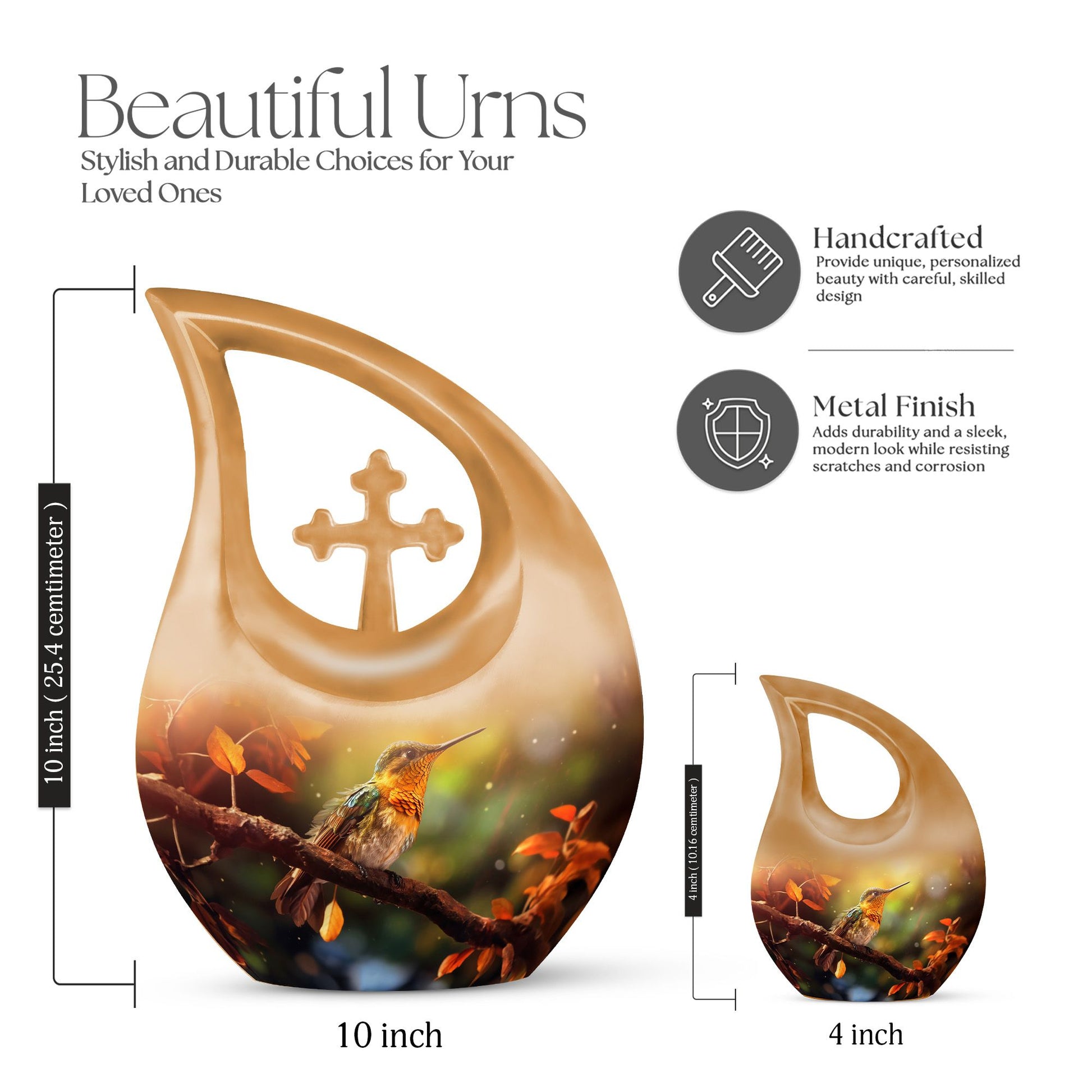 Cardinal Bird Urns For Ashes - Funeral Cremation Urn