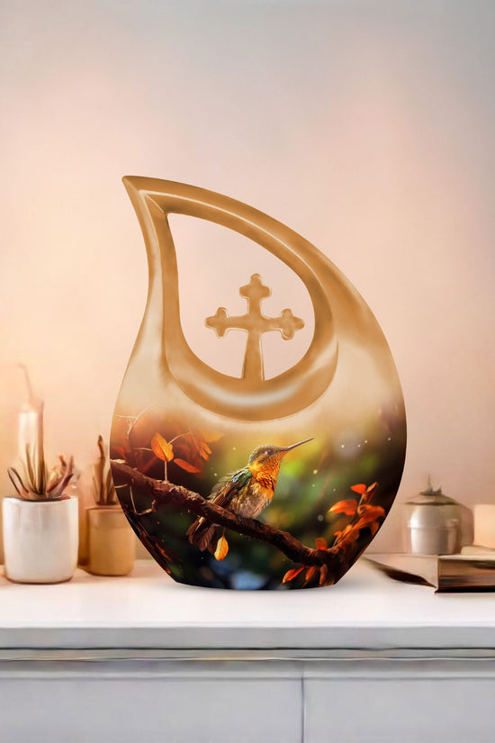 Cardinal Bird Urns For Ashes - Funeral Cremation Urn