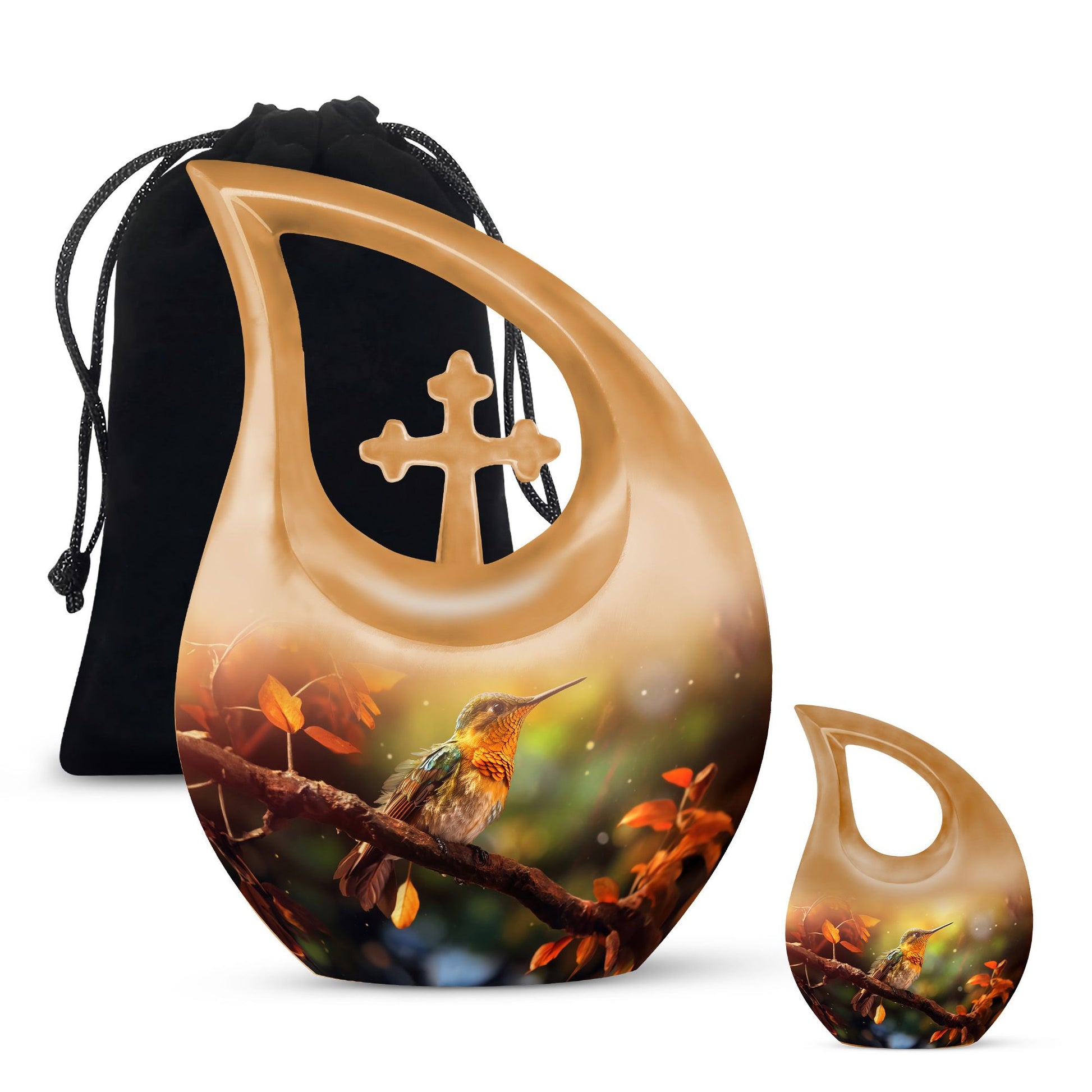 Cardinal Bird Urns For Ashes - Funeral Cremation Urn