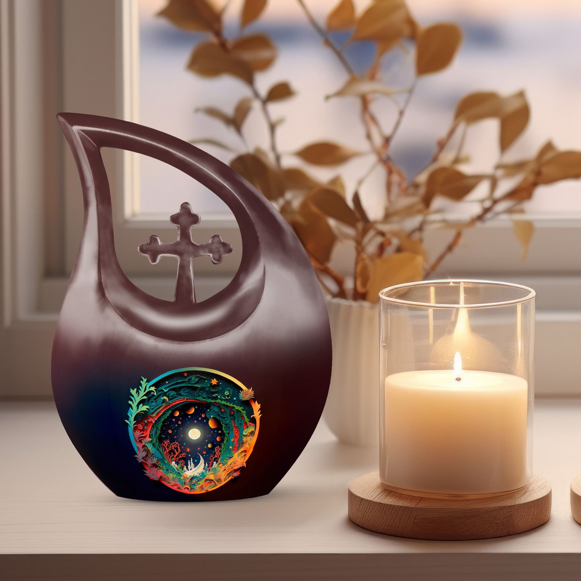 Cardinal Bird Urns For Ashes - Urns For Burial In Ground Urn