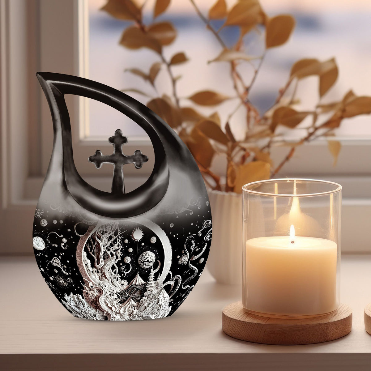 Cardinal Bird Urns For Ashes - Cremation Urns For Burial Urn