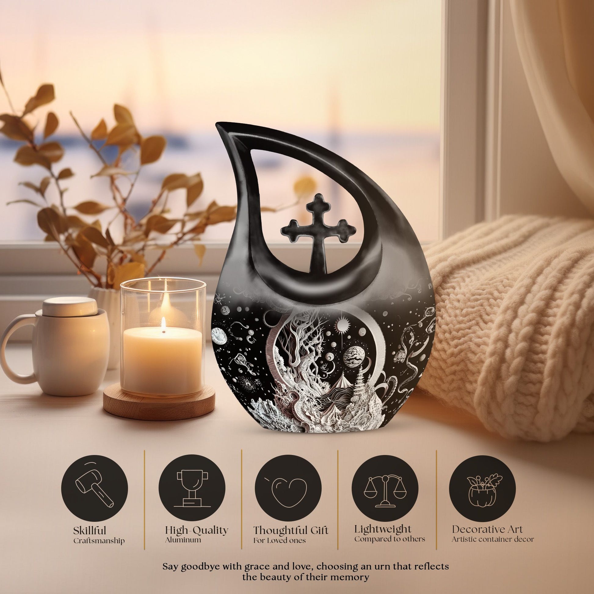 Cardinal Bird Urns For Ashes - Cremation Urns For Burial Urn
