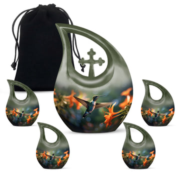 Large Urn With 4 Keepsake