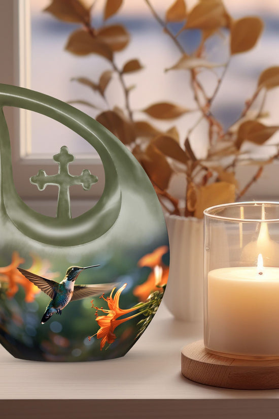 Humming Bird Urns For Ashes - Urns For Ground Burial Urn