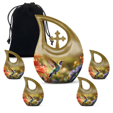 Large Urn With 4 Keepsake