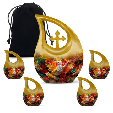 Large Urn With 4 Keepsake