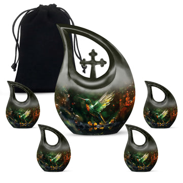 Large Urn With 4 Keepsake