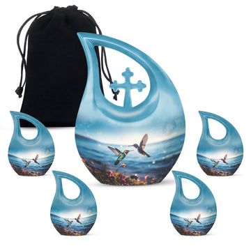 Large Urn With 4 Keepsake
