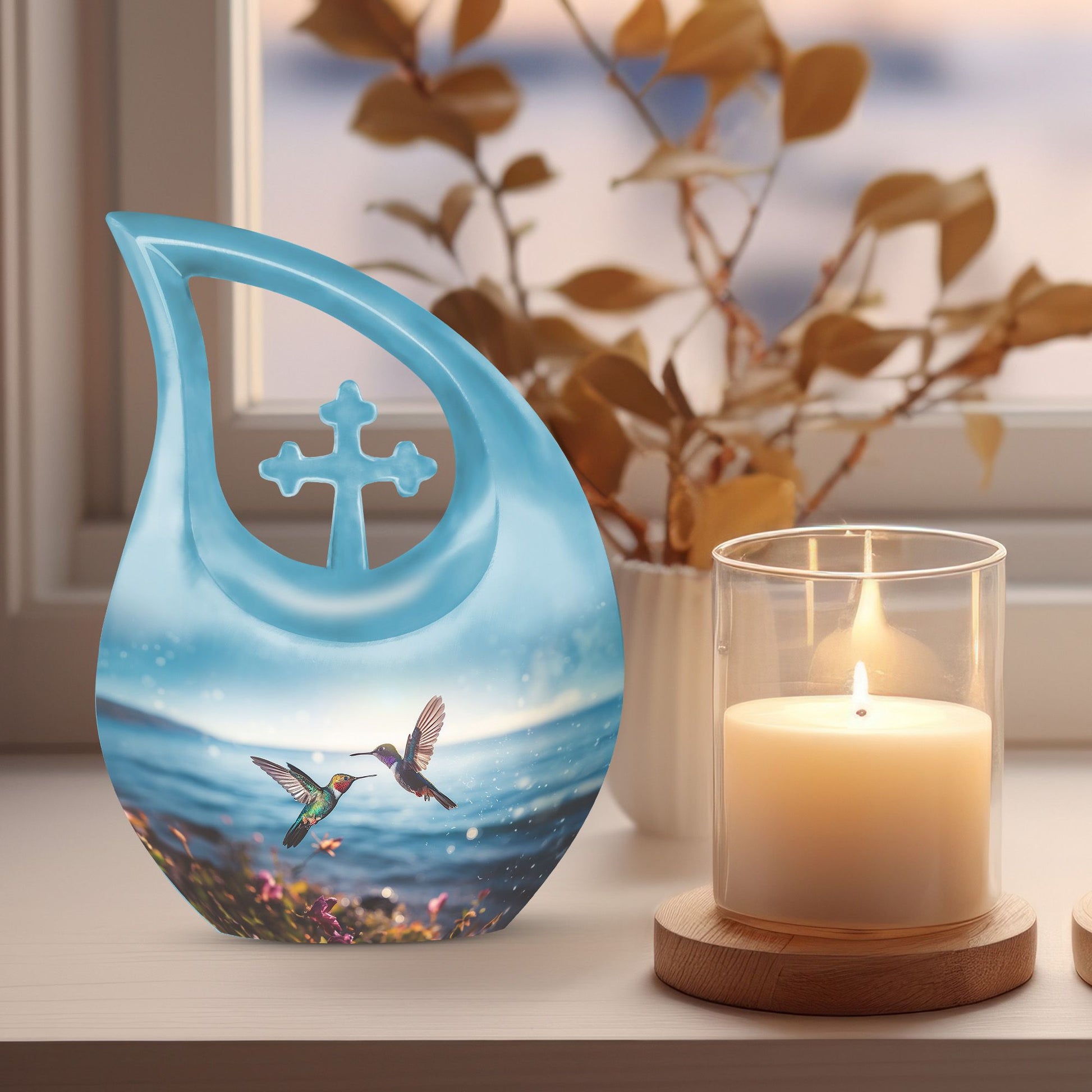 Humming Bird Urns For Ashes - Small Cremation Urns
