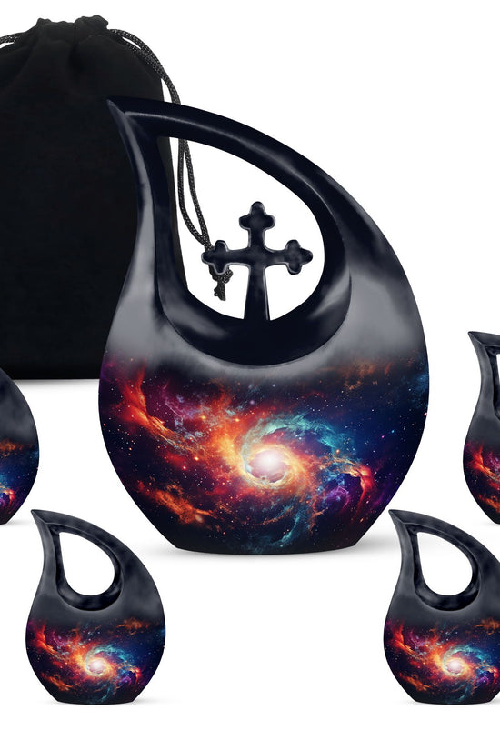 Galaxy Urns For Ashes - Mini Urns For Human Ashes Keepsake
