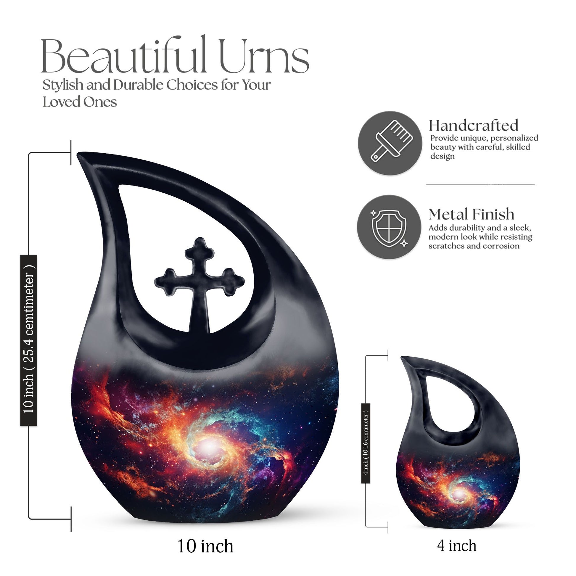 Galaxy Urns For Ashes - Mini Urns For Human Ashes Keepsake
