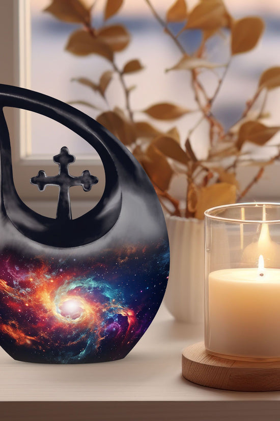 Galaxy Urns For Ashes - Mini Urns For Human Ashes Keepsake