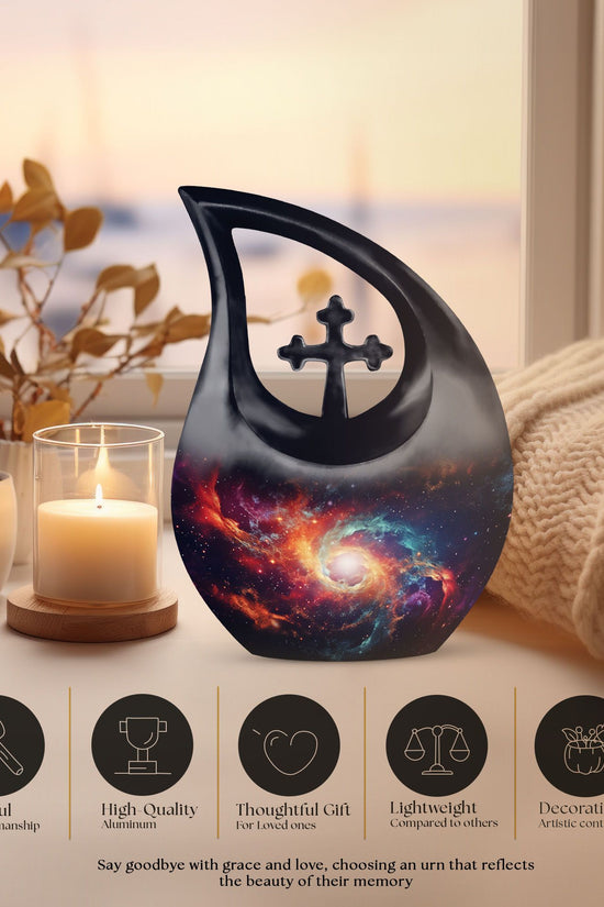Galaxy Urns For Ashes - Mini Urns For Human Ashes Keepsake