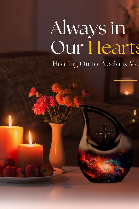Galaxy Urns For Ashes - Mini Urns For Human Ashes Keepsake