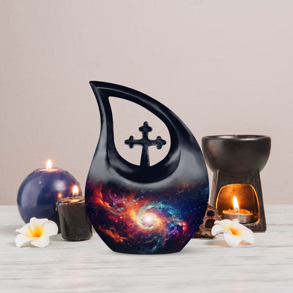 Galaxy Urns For Ashes - Mini Urns For Human Ashes Keepsake
