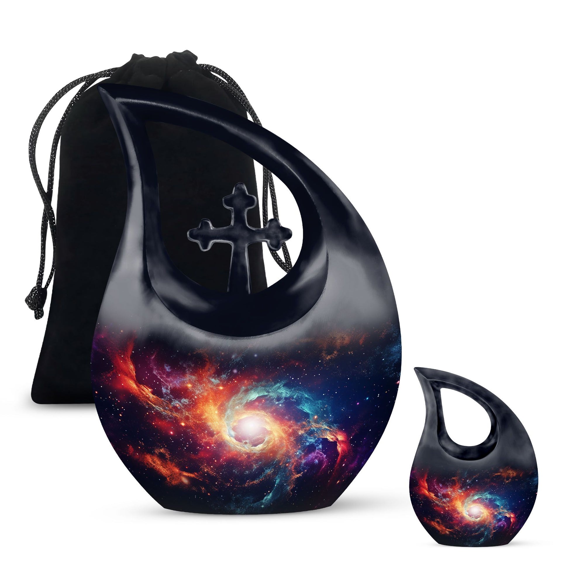 Galaxy Urns For Ashes - Mini Urns For Human Ashes Keepsake