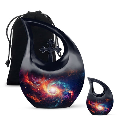 Galaxy Urns For Ashes - Mini Urns For Human Ashes Keepsake