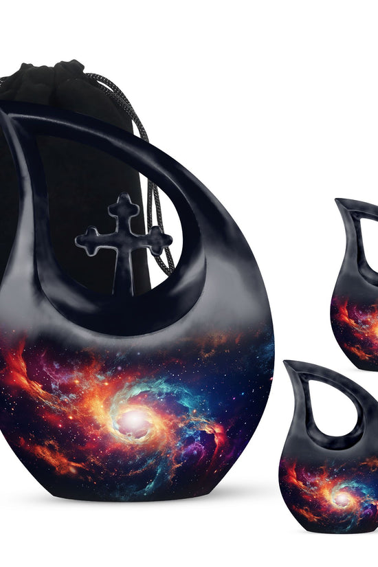 Galaxy Urns For Ashes - Mini Urns For Human Ashes Keepsake