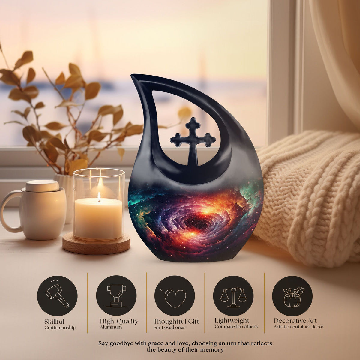 Galaxy Urns For Ashes - Mini Urn Set For Ashes