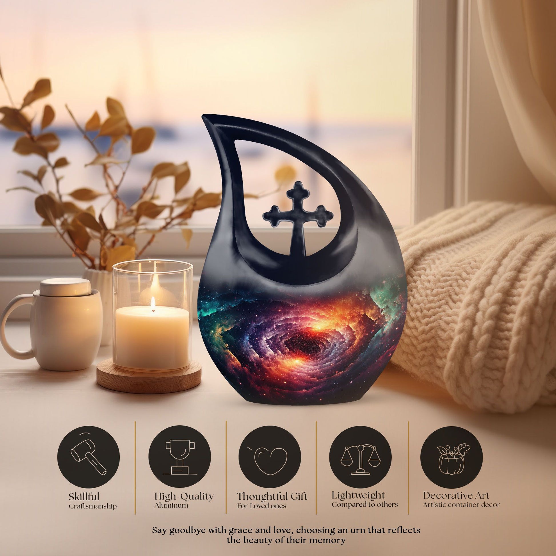 Galaxy Urns For Ashes - Mini Urn Set For Ashes