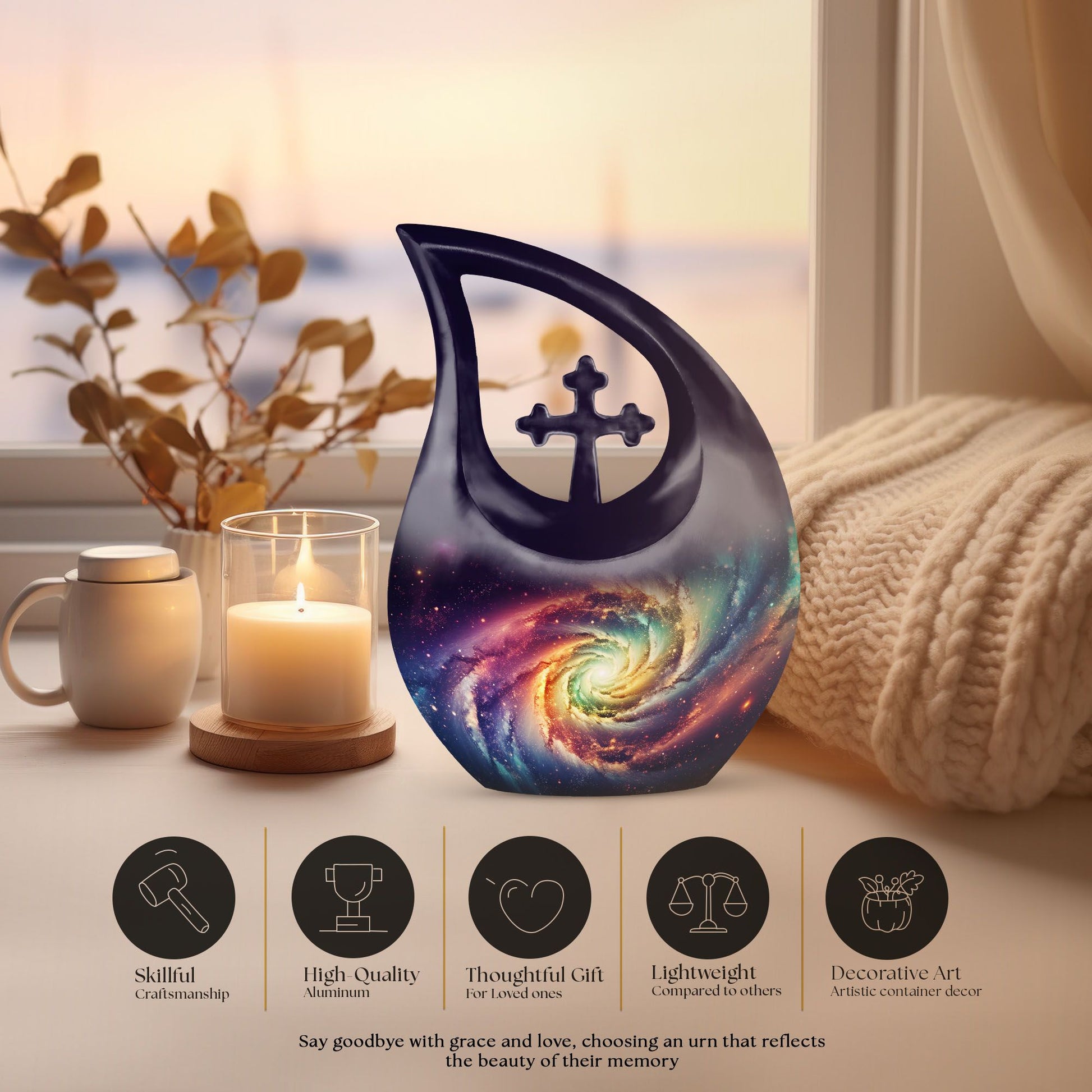 Galaxy Urns For Ashes - Mini Urn For Human Ashes