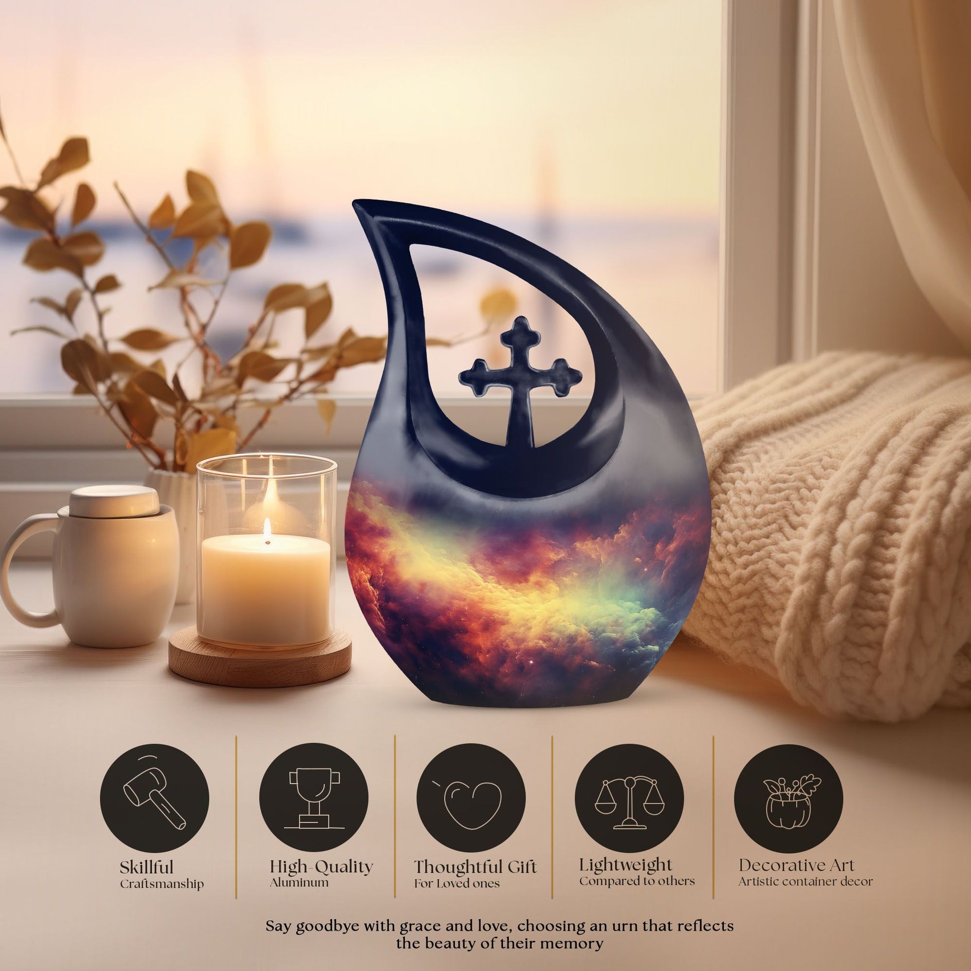 Galaxy Urns For Ashes - Human Ashes Keepsake
