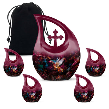 Large Urn With 4 Keepsake