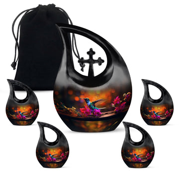 Large Urn With 4 Keepsake