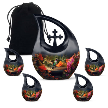 Large Urn With 4 Keepsake