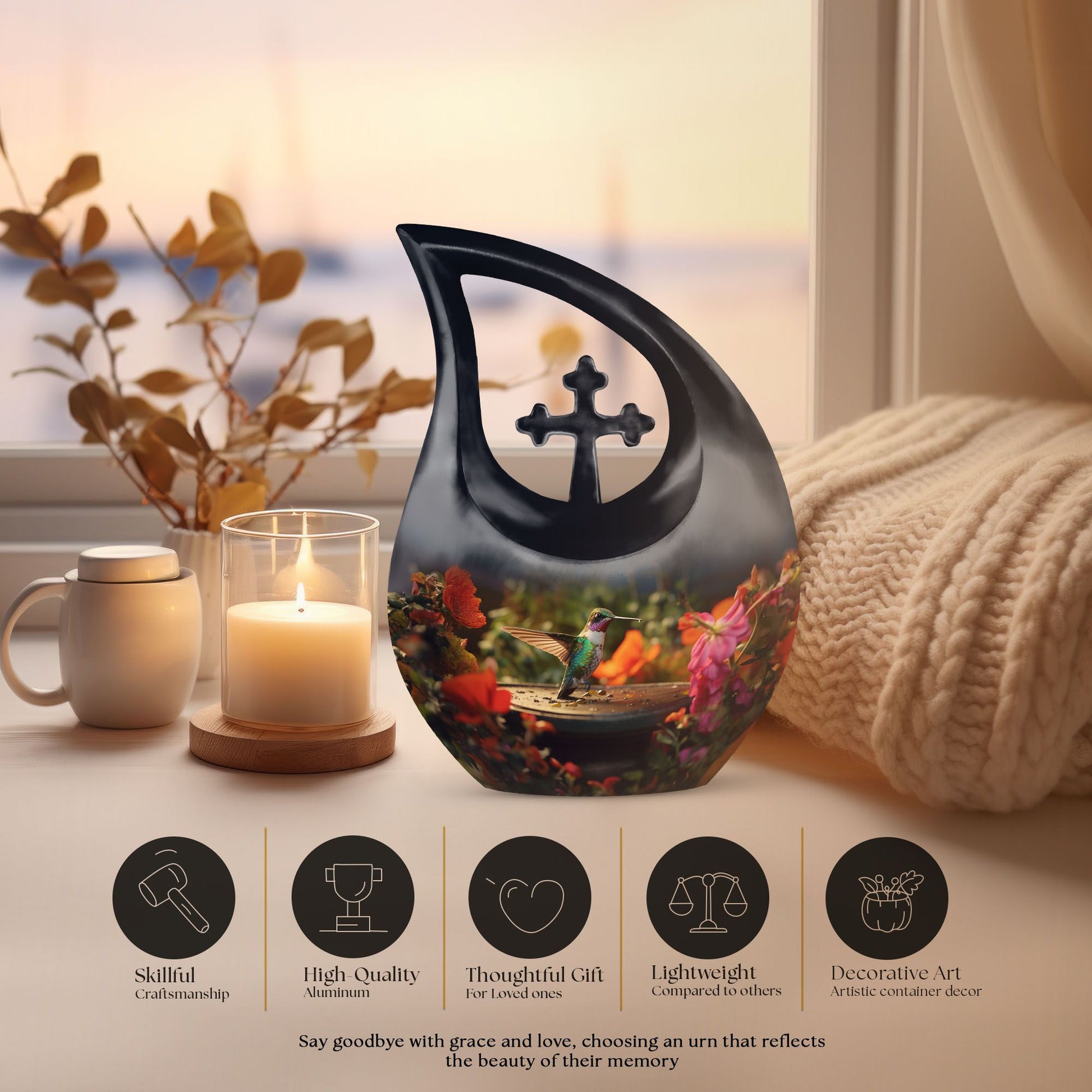 Humming Bird Urns For Ashes - Keepsake Urns For Ashes