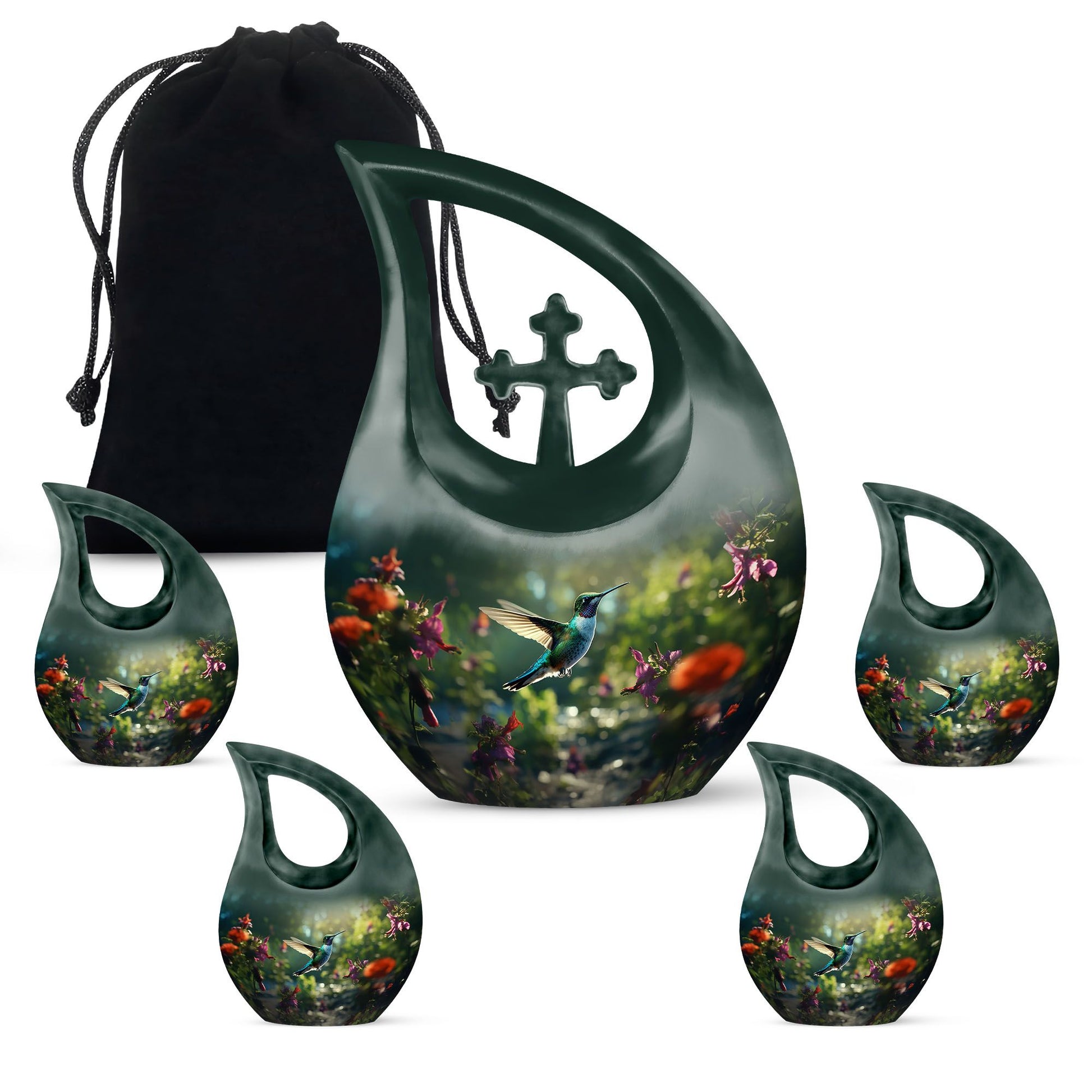 Humming Bird Urns For Ashes - Memorial Keepsake