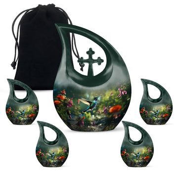 Large Urn With 4 Keepsake