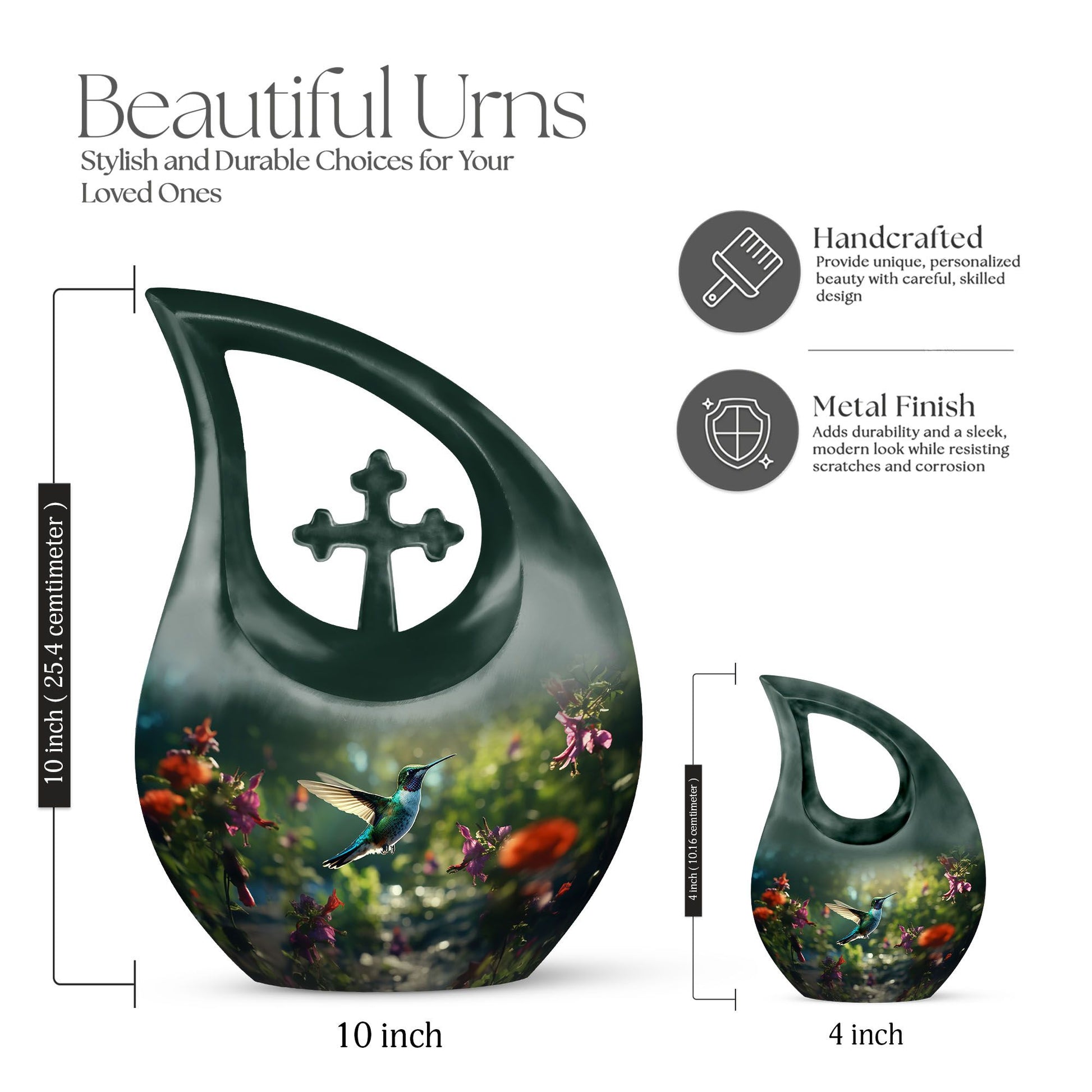 Humming Bird Urns For Ashes - Memorial Keepsake