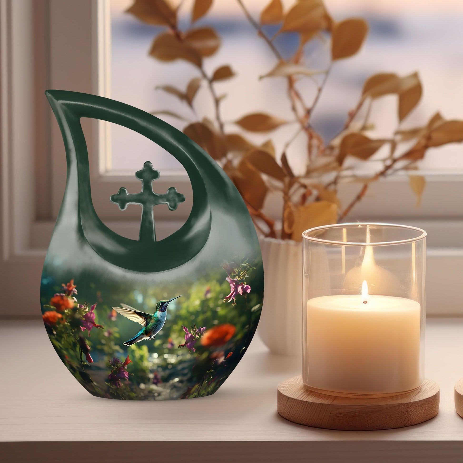 Humming Bird Urns For Ashes - Memorial Keepsake