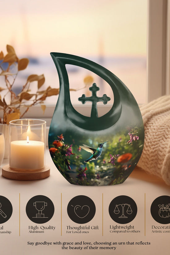 Humming Bird Urns For Ashes - Memorial Keepsake