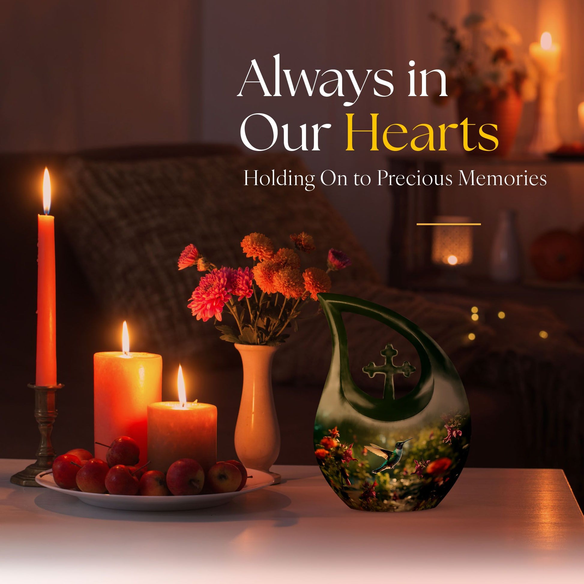 Humming Bird Urns For Ashes - Memorial Keepsake