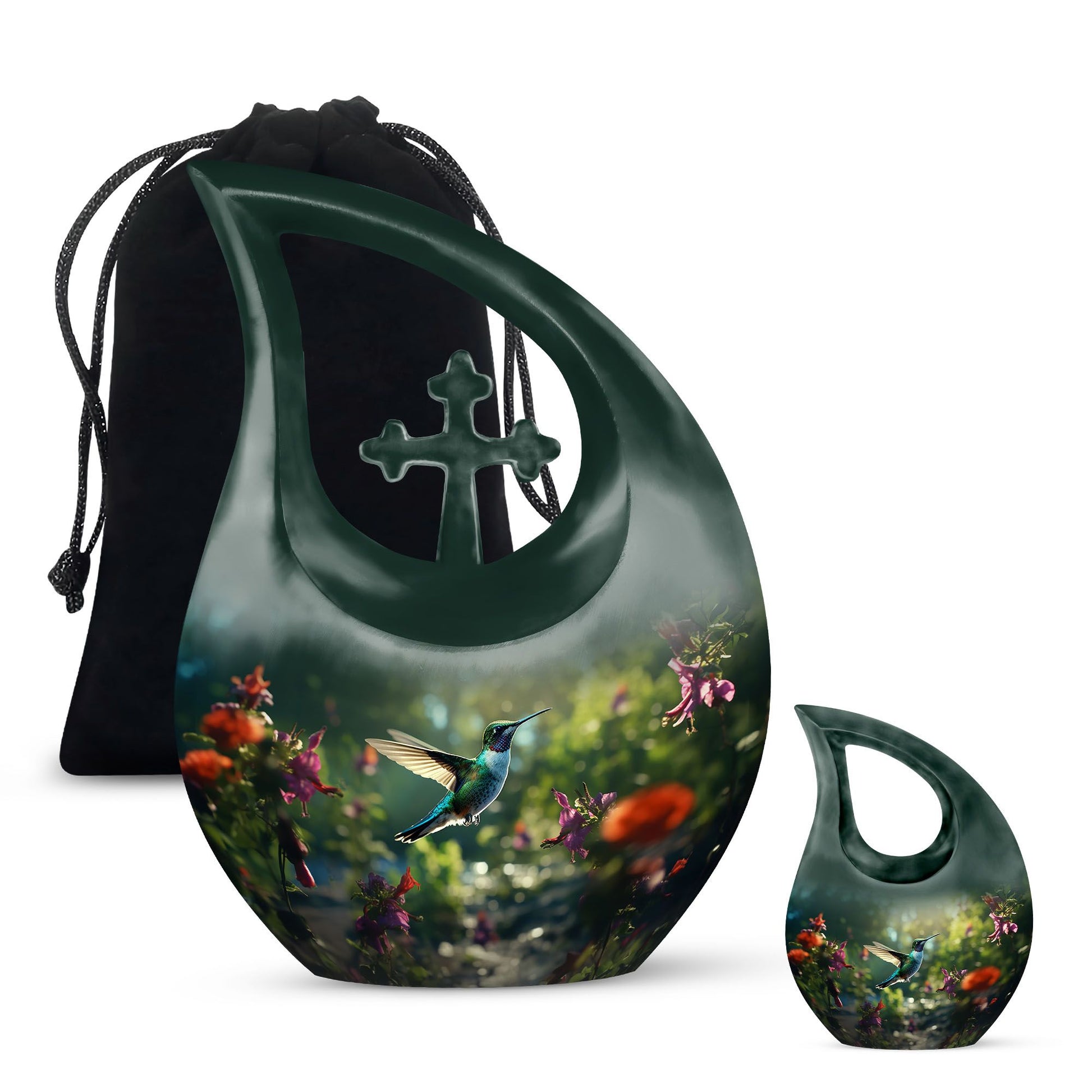 Humming Bird Urns For Ashes - Memorial Keepsake