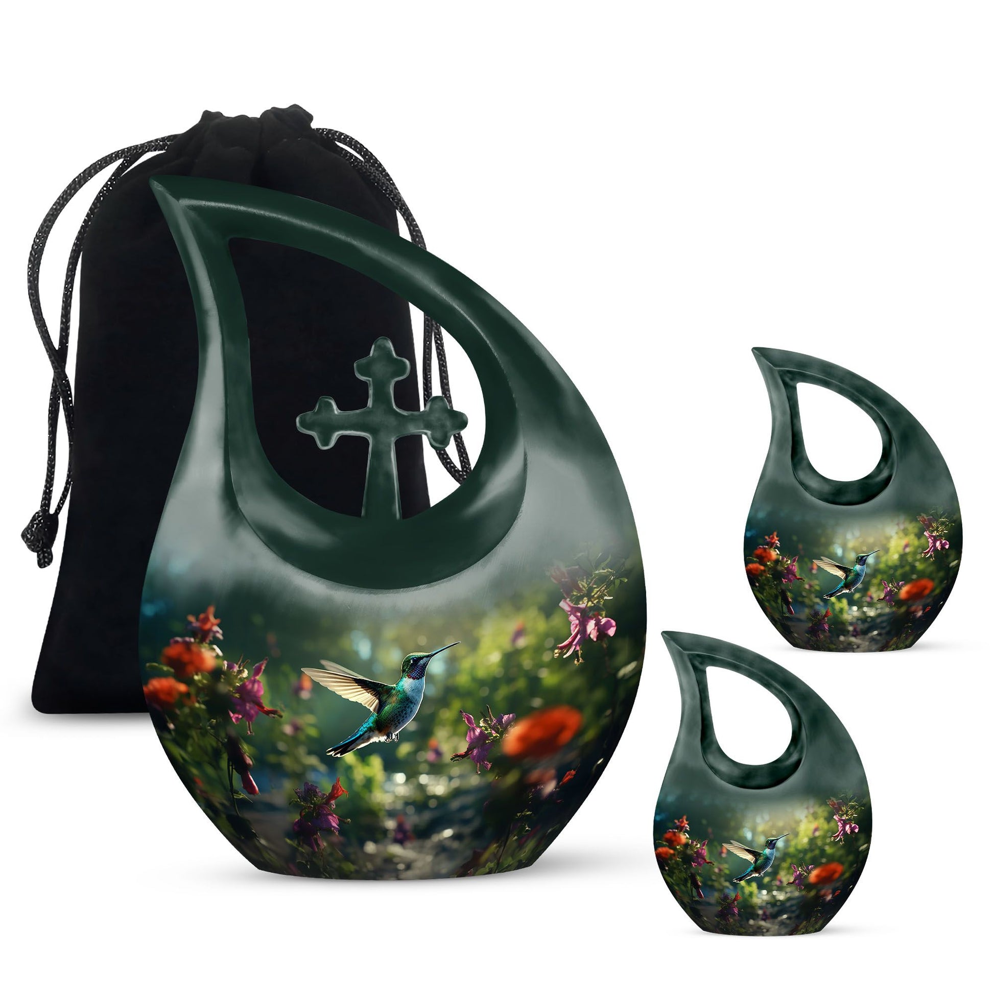 Humming Bird Urns For Ashes - Memorial Keepsake