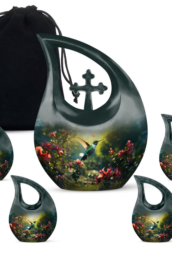 Humming Bird Urns For Ashes - Memorial Urns For Human Ashes Keepsake