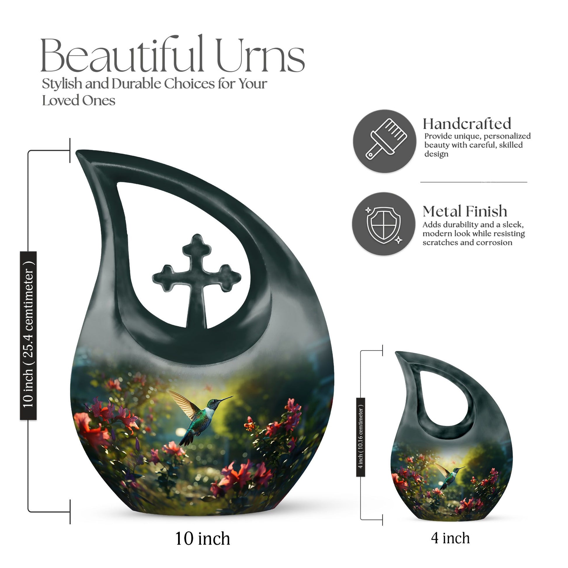 Humming Bird Urns For Ashes - Memorial Urns For Human Ashes Keepsake