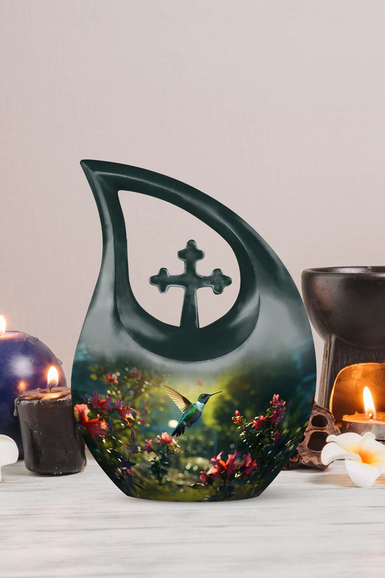 Humming Bird Urns For Ashes - Memorial Urns For Human Ashes Keepsake