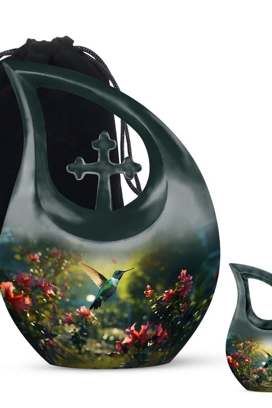Humming Bird Urns For Ashes - Memorial Urns For Human Ashes Keepsake