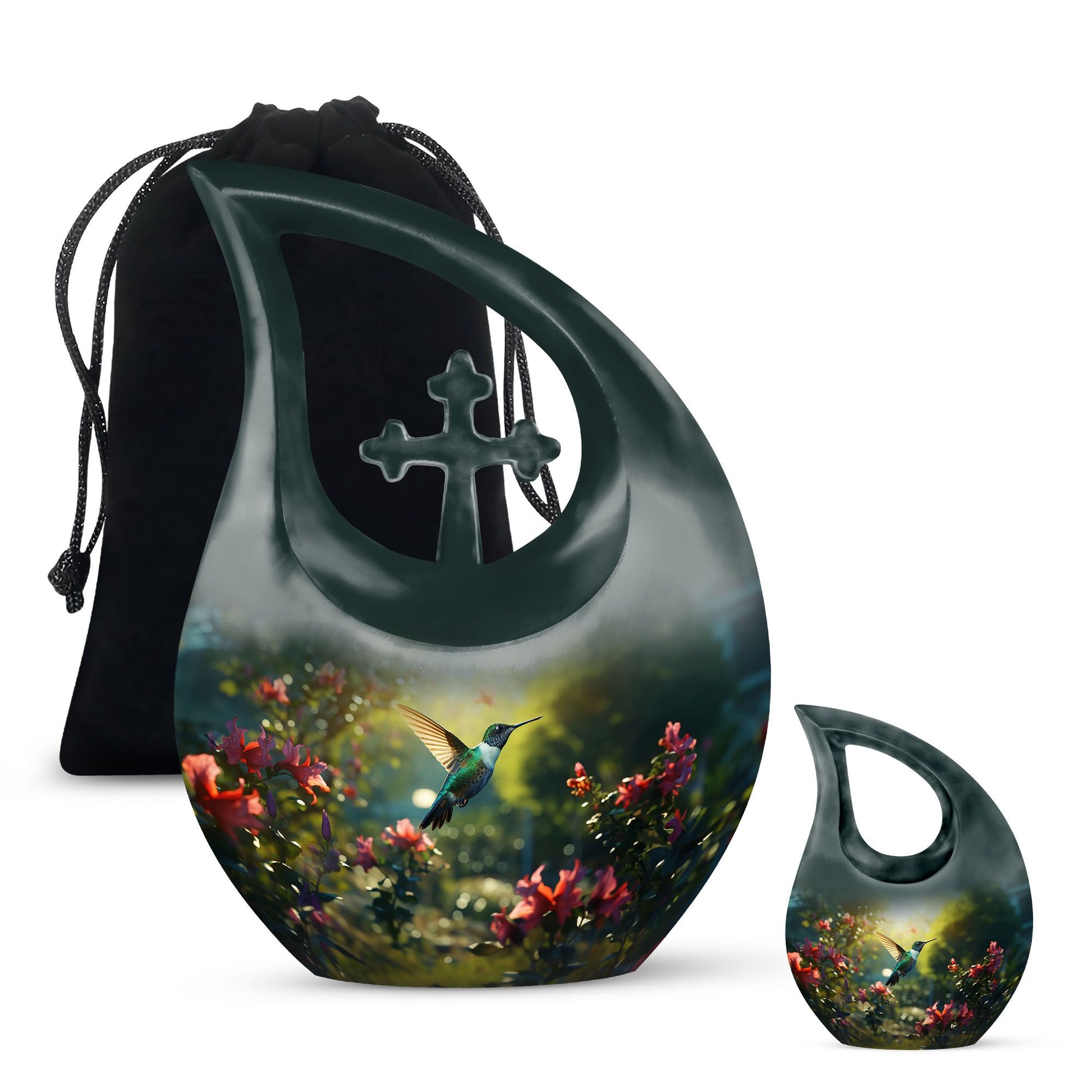 Humming Bird Urns For Ashes - Memorial Urns For Human Ashes Keepsake
