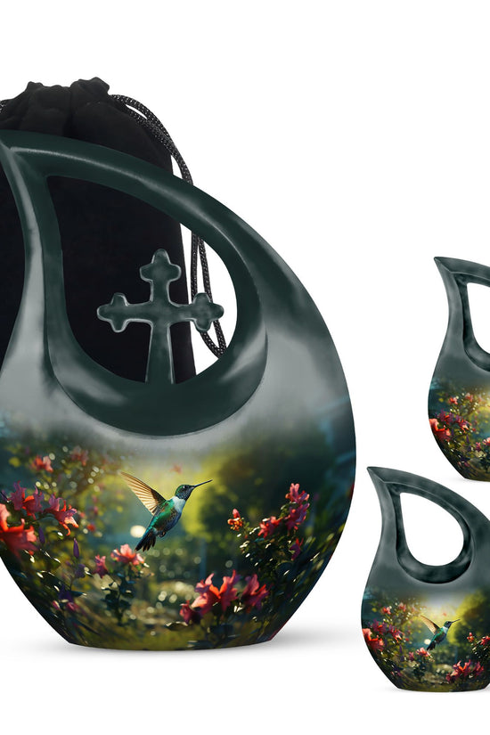 Humming Bird Urns For Ashes - Memorial Urns For Human Ashes Keepsake