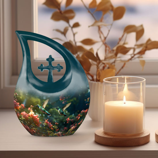 Humming Bird Urns For Ashes - Keepsake Urn For Human Ashes