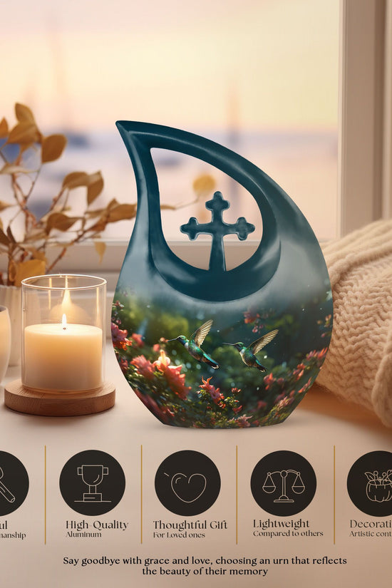 Humming Bird Urns For Ashes - Keepsake Urn For Human Ashes