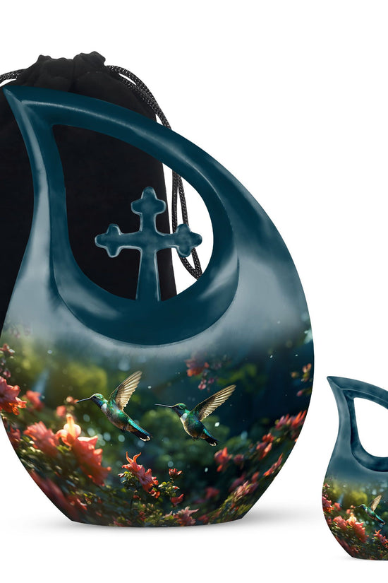 Humming Bird Urns For Ashes - Keepsake Urn For Human Ashes