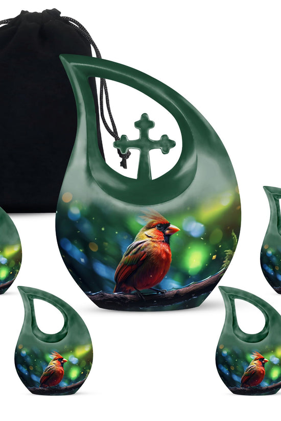 Cardinal Bird Urns For Ashes - Urn Keepsake Human Ashes